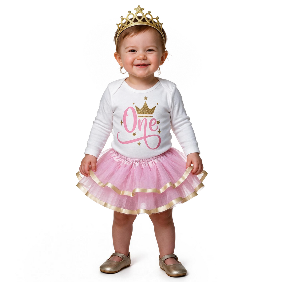 Luke and Lulu 1st Birthday Outfit - Winter Onederland Girl - 2nd Girl Outfit