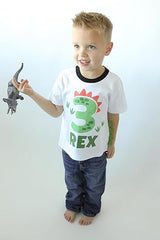 Rex Dinosaur 3rd Birthday T-Shirt for Boys