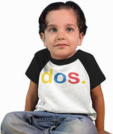 Dos. Spanish Theme 2nd Birthday Raglan Shirt for Boys