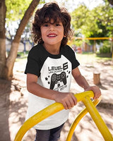 Level 6 Unlocked 6th Birthday Raglan T-Shirt for Boys