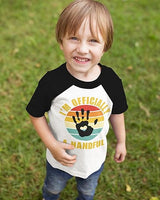 I’m Officially a Handful 5th Birthday Raglan T-Shirt for Boys