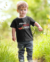 Young, Wild & Three Mickey-Inspired 3rd Birthday Black T-Shirt for Boys