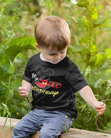 My 3rd Birthday Mickey-Inspired Black T-Shirt for Boys