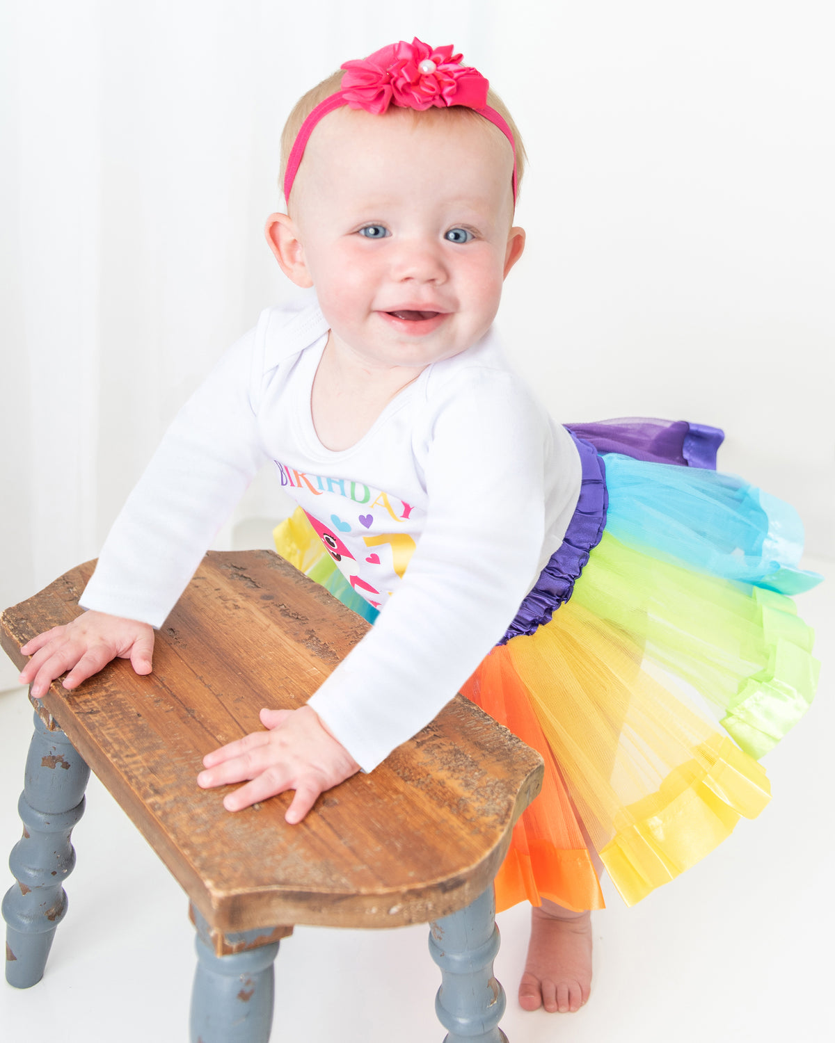 Luke and Lulu Shark Birthday Outfit Girl Collection - 1st Birthday