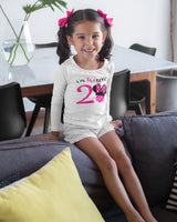 Pink Minnie 2nd Birthday Long Sleeve Shirt for Girls