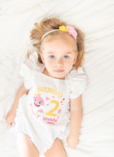 2nd Birthday Outfit Baby Girl Tutu Dress Set