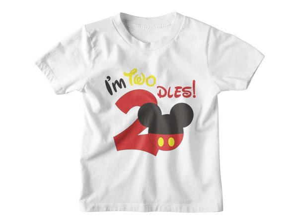 2nd Birthday Themed Shirts for Boy Gifts for 2 Year Old Boys Shirts Toddler Tshirt Second Red Black Yellow