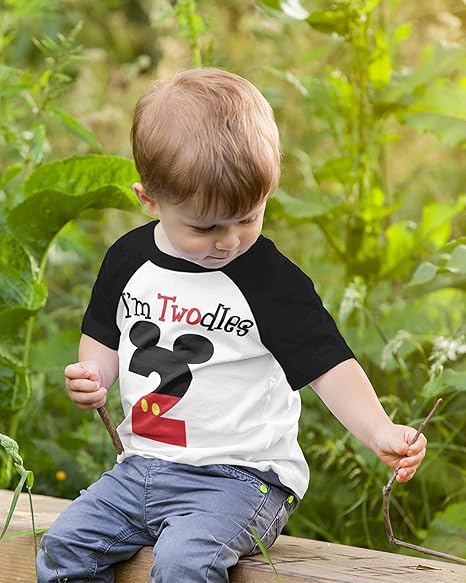 I’m Twodles 2nd Birthday Raglan Shirt for Boys
