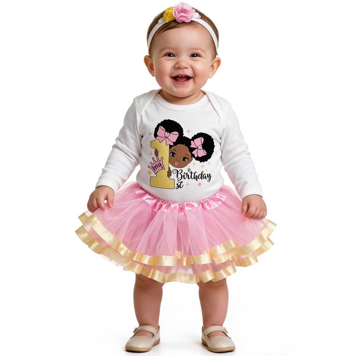 Luke & Lulu First Birthday Outfit Girl Gracie Theme