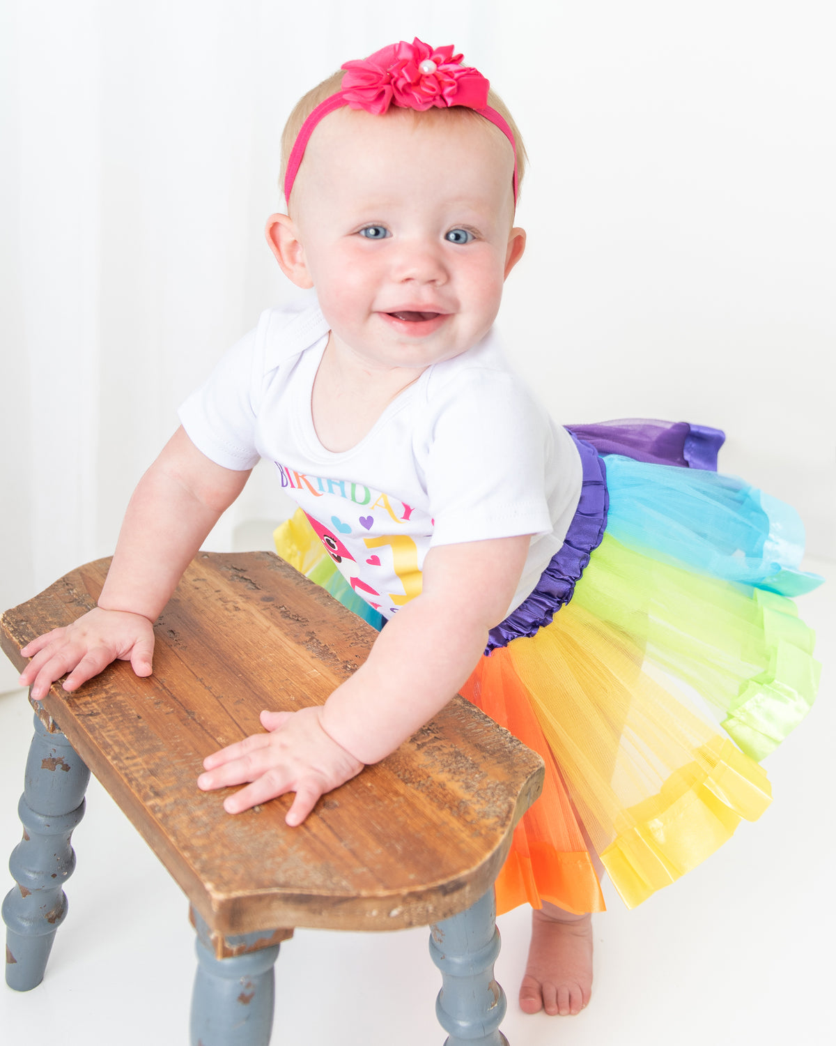 Luke and Lulu Shark Birthday Outfit Girl Collection - 1st Birthday