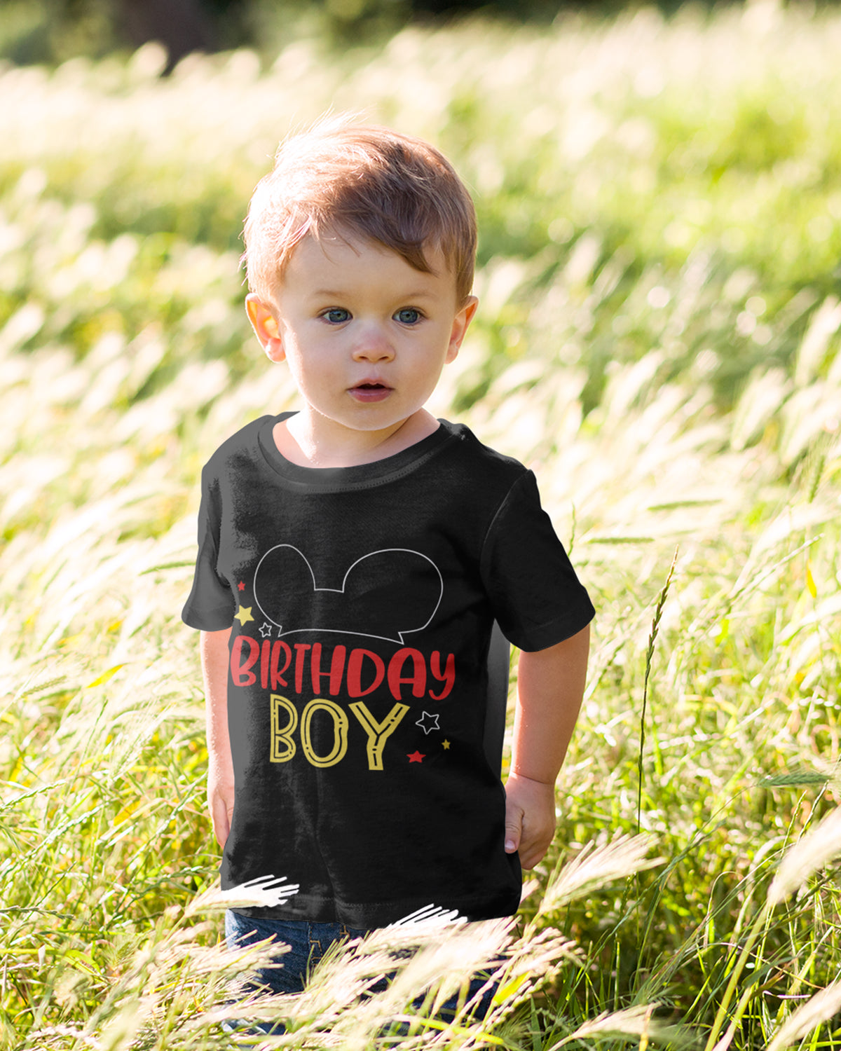 Luke and Lulu 2nd Birthday Shirt Boy - Mouse Themed Short Sleeve Birthday Boy Shirt 2 - Premium 2nd Outfit - Two