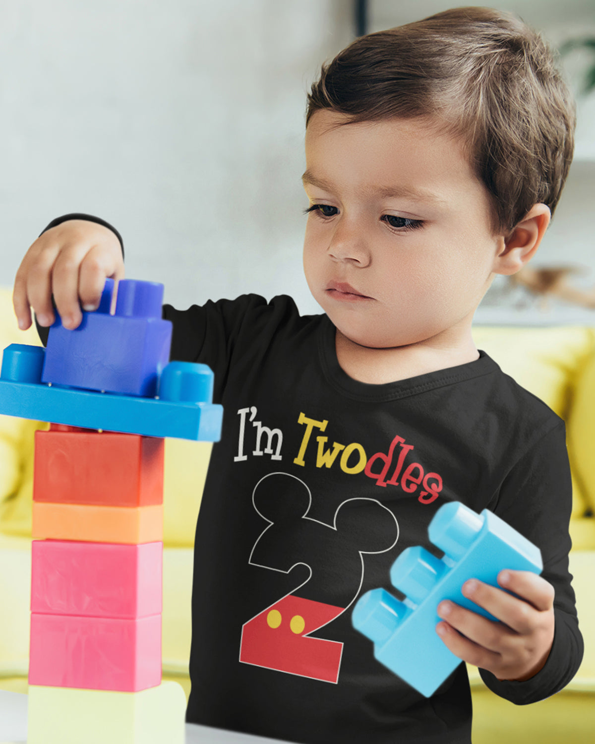 Luke and Lulu 2nd Birthday Mouse Shirt - Premium Outfit Boy