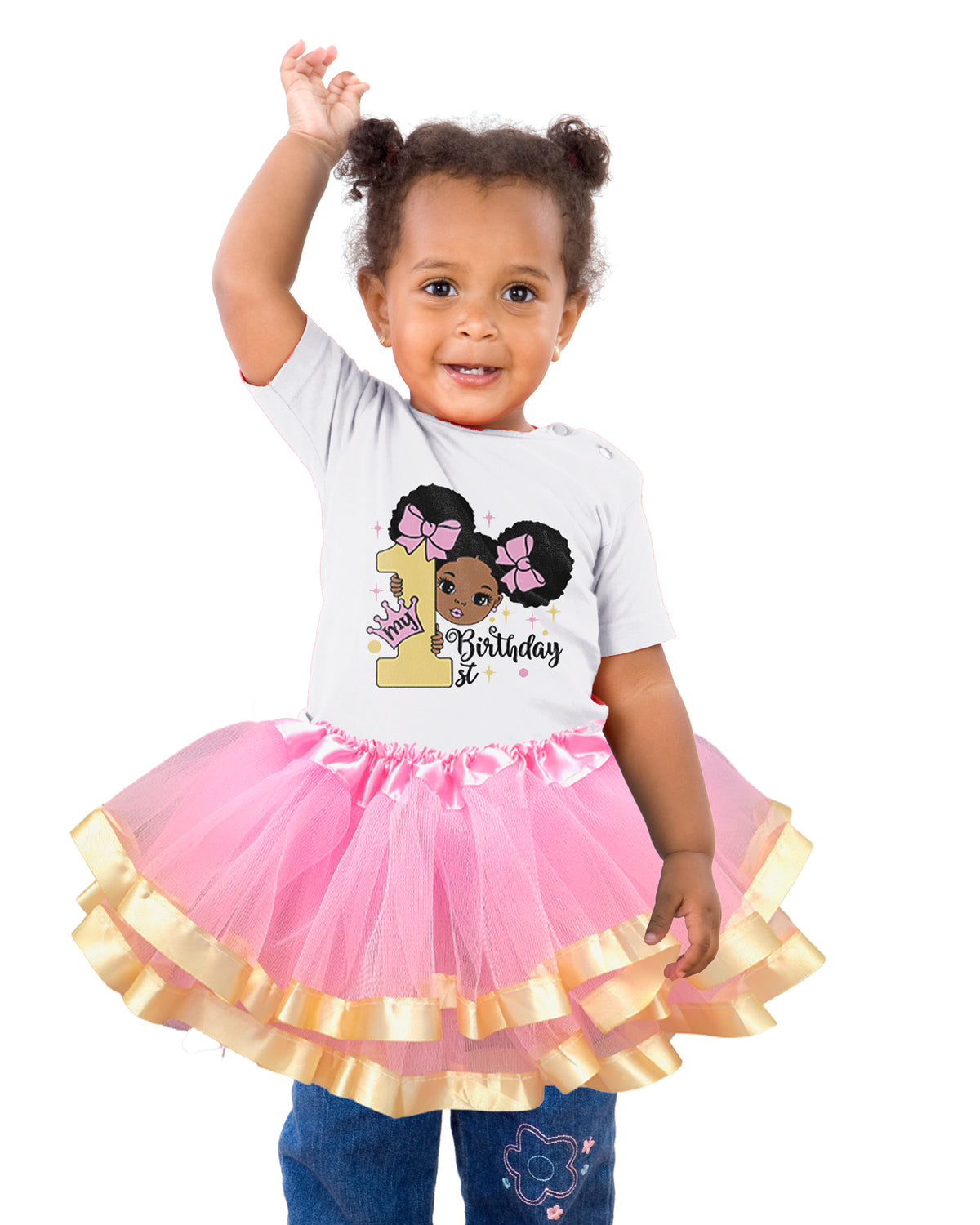 Luke & Lulu First Birthday Outfit Girl Gracie Theme