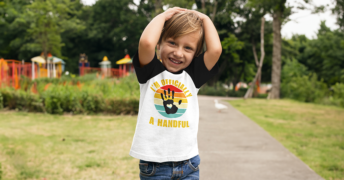 Luke and Lulu - 5th Birthday Shirt Boy Collection: Multi Themes Five, Handful, Construction, Size 5Y, Toddler & Kids