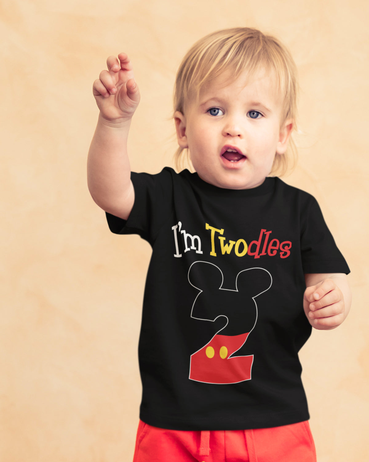 Luke and Lulu 2nd Birthday Shirt Boy - Mouse Themed Short Sleeve Birthday Boy Shirt 2 - Premium 2nd Outfit - Two