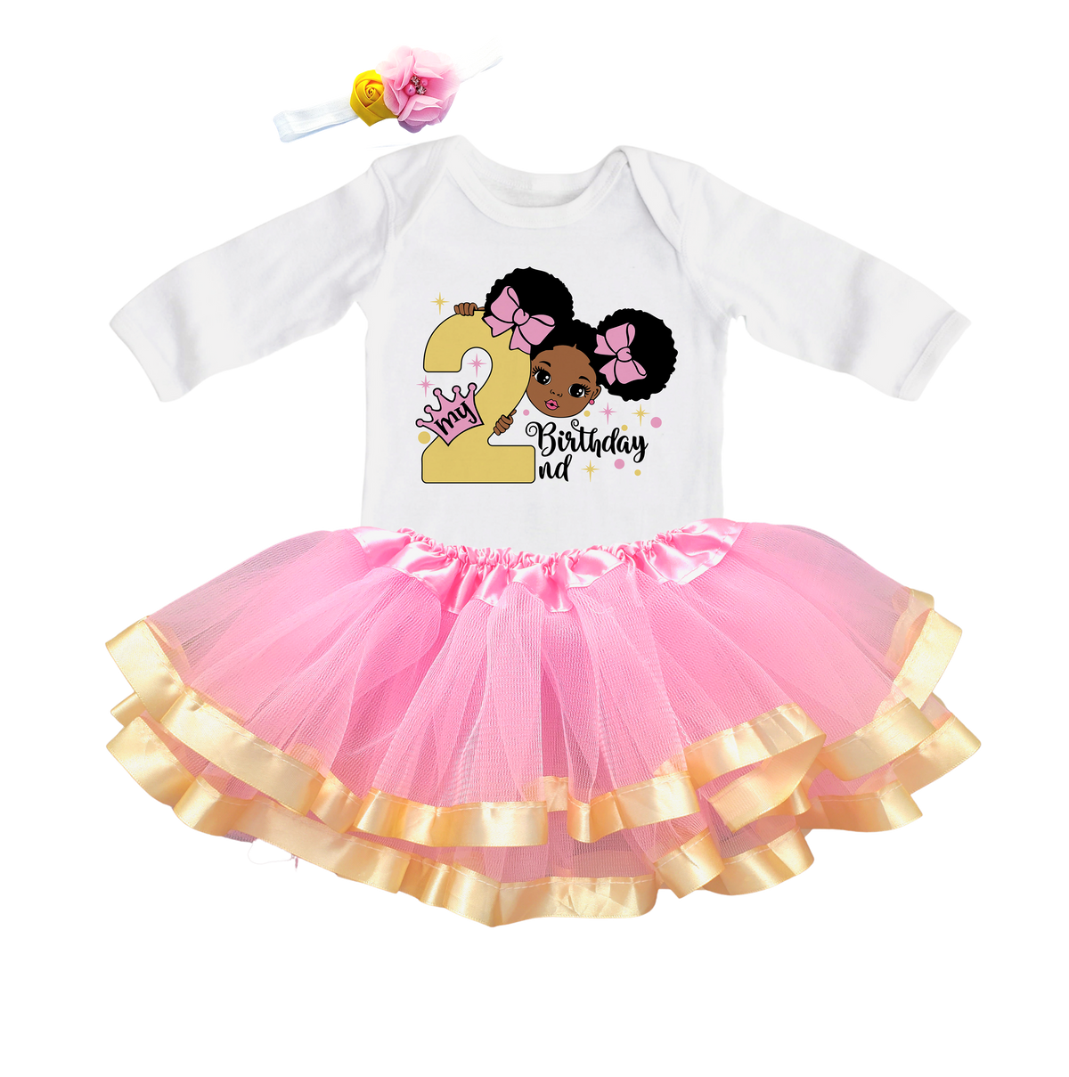 Luke & Lulu Second Birthday Outfit Girl Gracie Theme