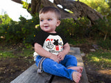 Mickey 1st Birthday Raglan Shirt for Boys – Short Sleeve Tee