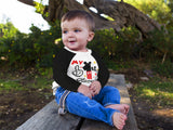 Mickey 1st Birthday Raglan Shirt for Boys – Long Sleeve Tee