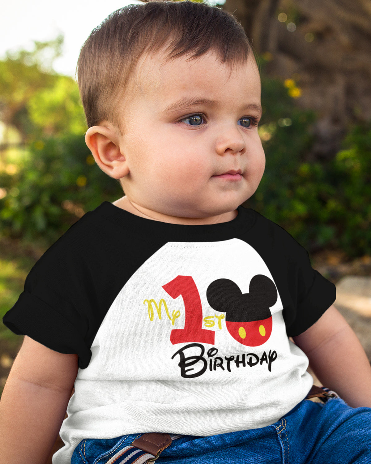 Luke & Lulu First Birthday Outfits for Baby Boys Shirts - Mouse Theme, One, 1st Birthday