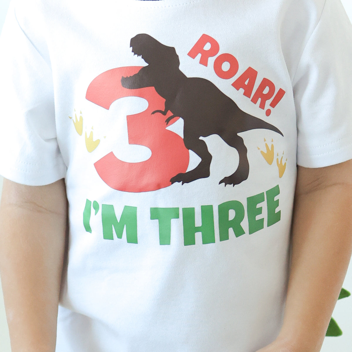 Luke and Lulu 3rd Birthday Shirt Boy - Three Rex 3 Year Old Birthday Shirt - Third B-Day Outfit - Dinosaur Design for Boys