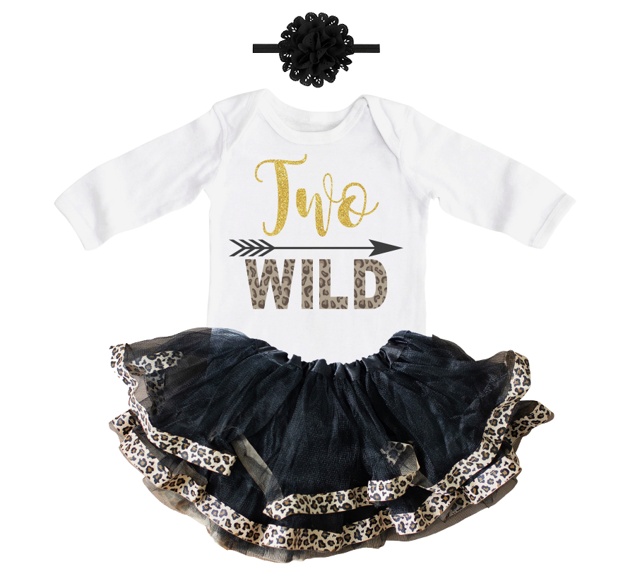 Luke and Lulu Two Wild 2nd Birthday Outfit for Girls