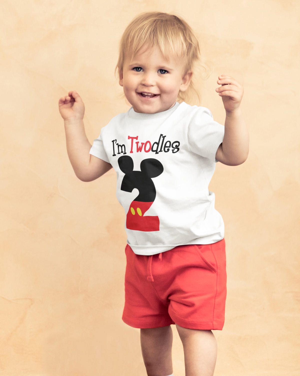 Luke and Lulu 2nd Birthday Shirt Boy - Mouse Themed Short Sleeve Birthday Boy Shirt 2 - Premium 2nd Outfit - Two