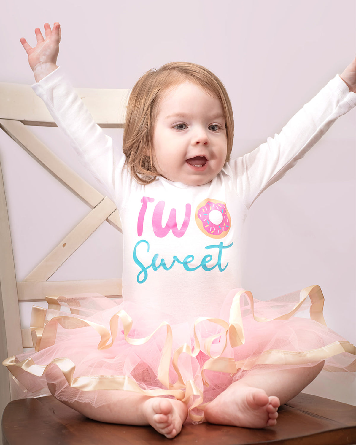Luke and Lulu Two Sweet Birthday Outfit Tutu Dress with Headband For Her 2nd Birthday - Photo-Ready 3-Piece Set