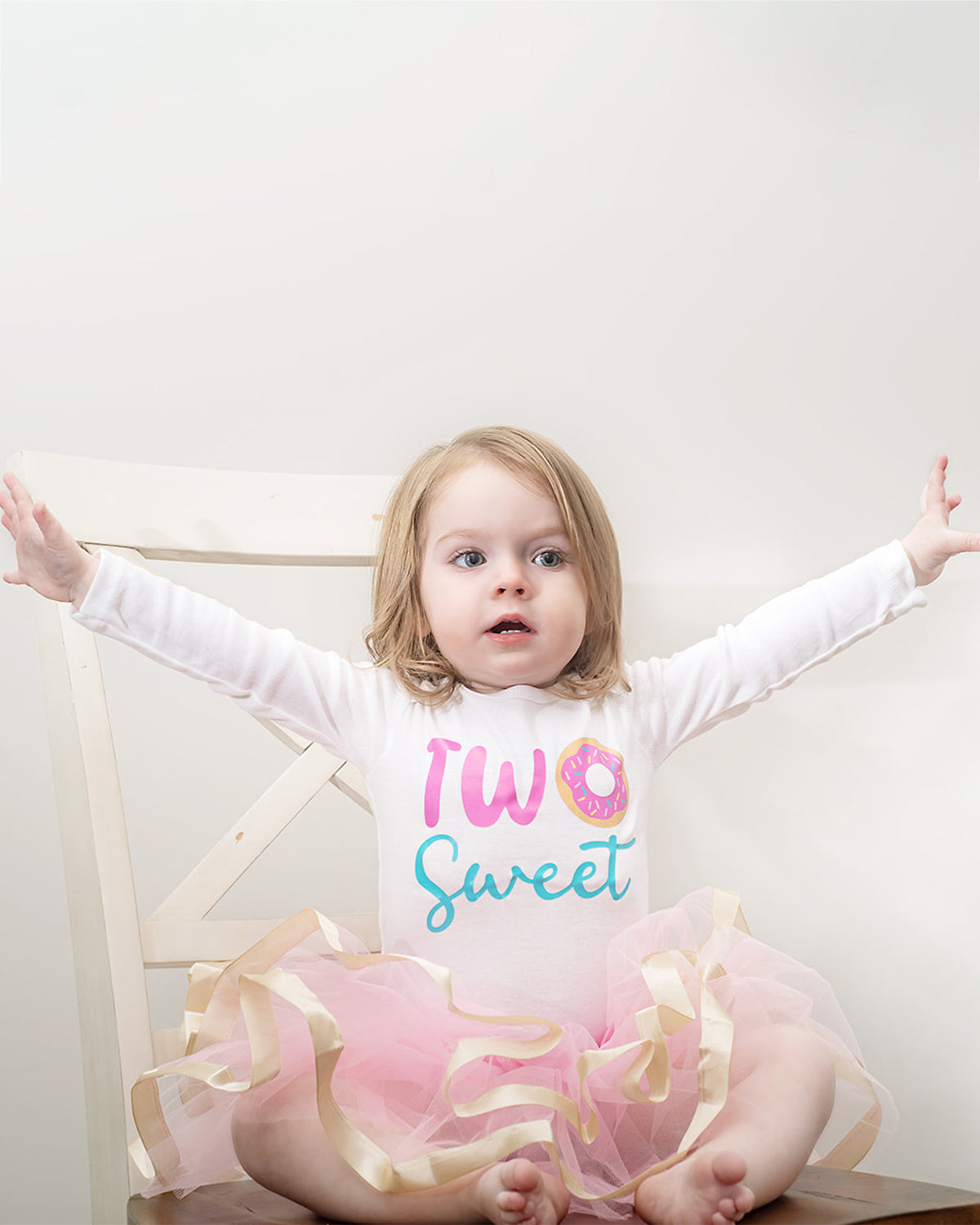 Luke and Lulu Two Sweet Birthday Outfit Tutu Dress with Headband For Her 2nd Birthday - Photo-Ready 3-Piece Set