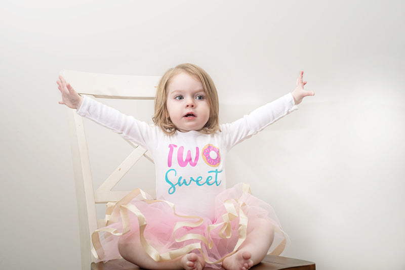 Two Sweet 2nd Birthday Outfit for Girls Long Sleeve Bodysuit, Pink & Luke and Lulu Apparel Two Sweet 2nd Birthday Outfit for Girls Long Sleeve Bodysuit, Pink & Luke and Lulu Apparel