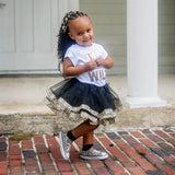 Wild Two 2nd Birthday Outfit for Girls – Short Sleeve Shirt, Leopard Tutu Skirt & Headband Set