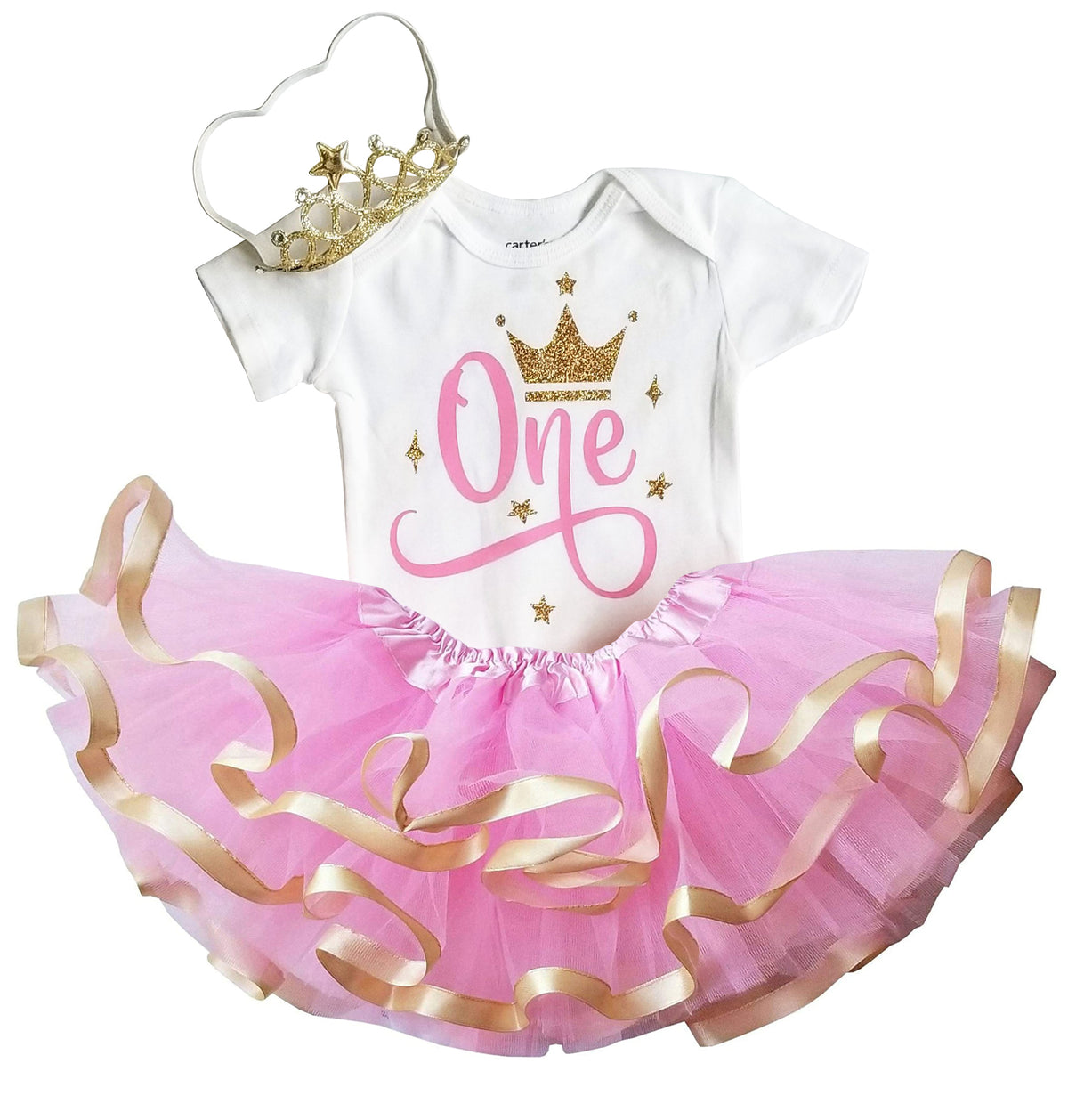 Luke and Lulu 1st Birthday Outfit - Winter Onederland Girl - 2nd Girl Outfit