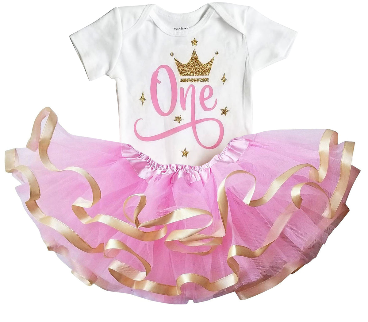 Luke and Lulu 1st Birthday Outfit - Winter Onederland Girl - 2nd Girl Outfit