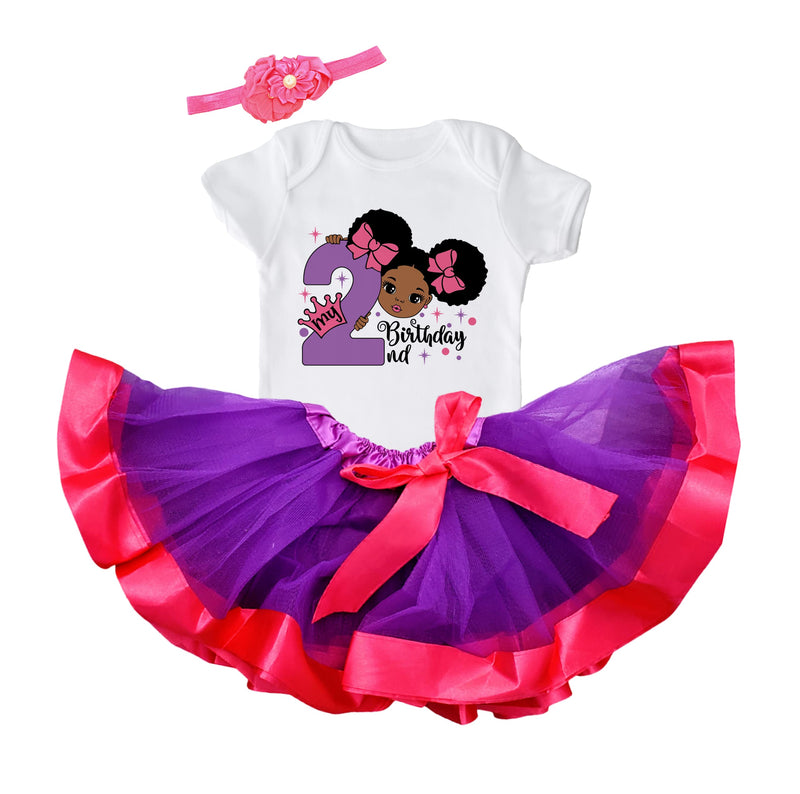 Second Birthday Baby Girl Outfit for 2 Year Old Girl