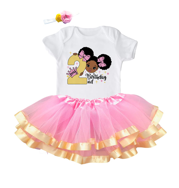 2ndBday Baby Girl Outfit for 2 Year Old Girl