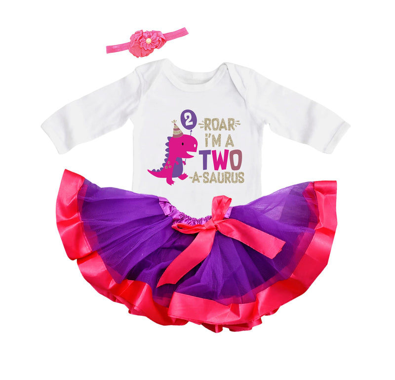 Second Birthday Baby Girl Outfit for 2 Year Old Girl
