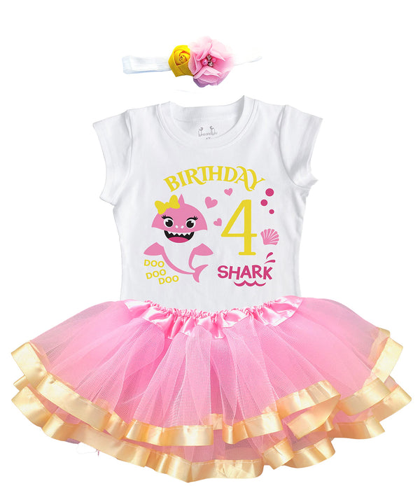 Perfect Pairzh Fourth Bday Birthday Girl Outfit